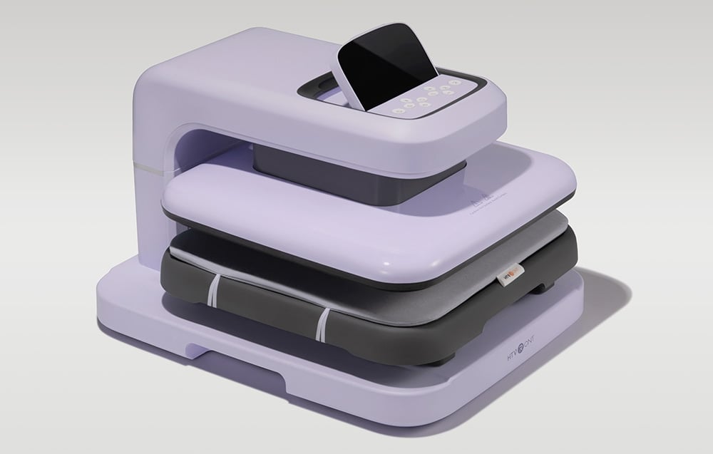 Spausdintuvas HTVRONT Auto 2 Digit Heat Transfer Press (Violetinė) aprašymas - Prekės nuotrauka