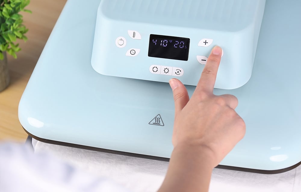Spausdintuvas HTVRONT Auto1 Heat Transfer Press (mėlynas) aprašymas - Prekės nuotrauka