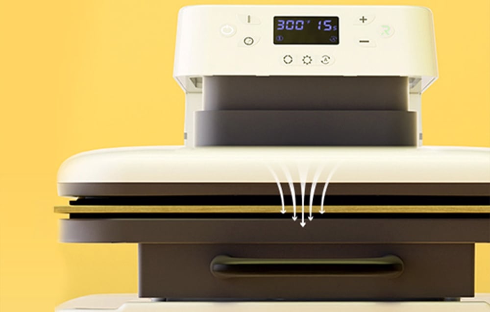 Spausdintuvas HTVRONT Auto1 Heat Transfer Press (Baltas) aprašymas - Prekės nuotrauka