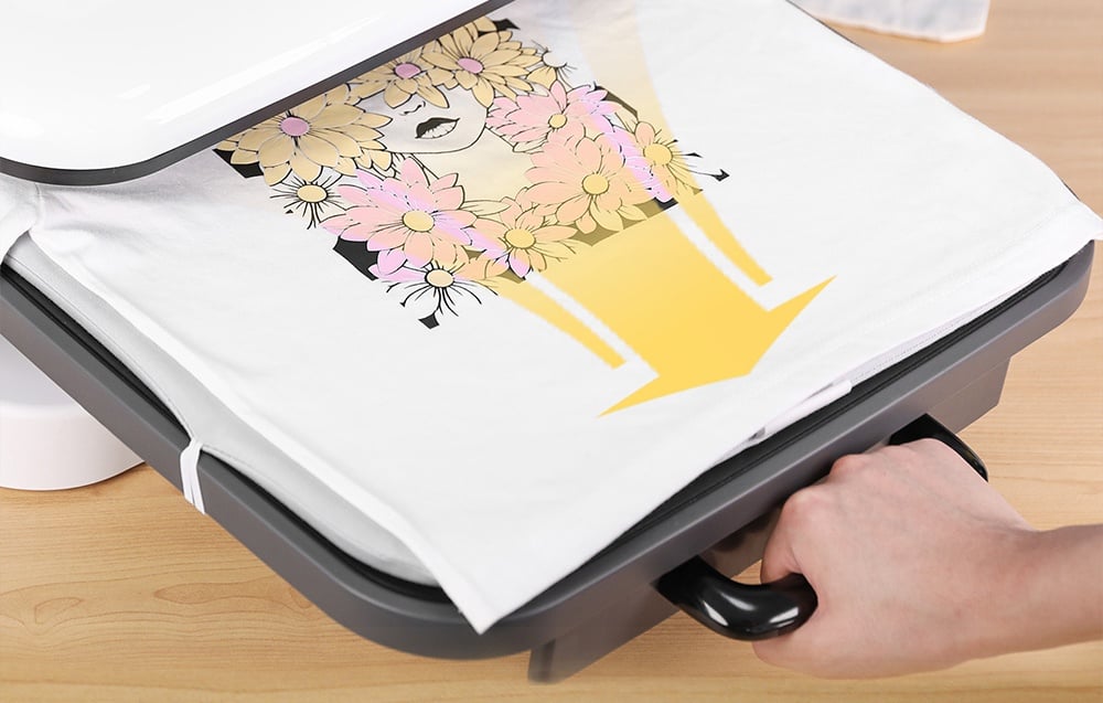 Spausdintuvas HTVRONT Auto1 Heat Transfer Press (Baltas) aprašymas - Prekės nuotrauka