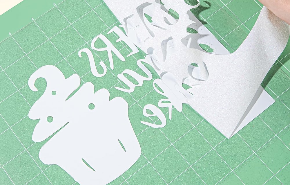 Spausdintuvas HTVRONT Glitter Heat Transfer Film, 30.5 cm x 90 cm (baltas) aprašymas - Prekės nuotrauka