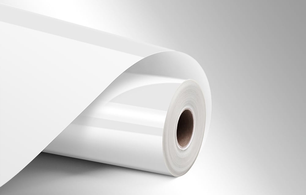 Spausdintuvas HTVRONT Glossy Self-Adhesive Film, 30.5 cm x 180 cm (baltas) aprašymas - Prekės nuotrauka