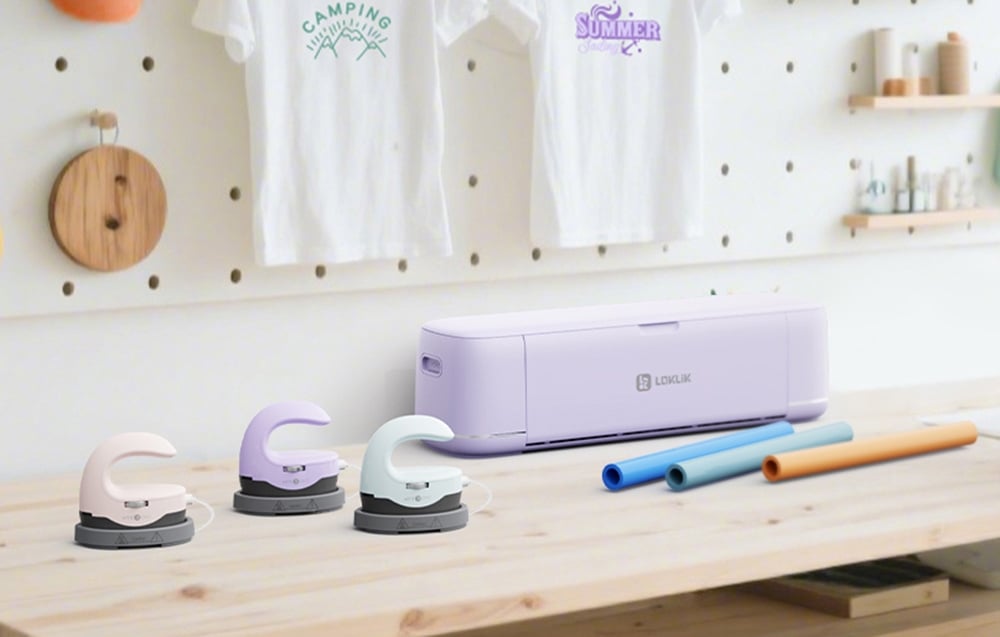 Spausdintuvas HTVRONT HPM02 Mini4 Heat Transfer Press (Violetinė) aprašymas - Prekės nuotrauka