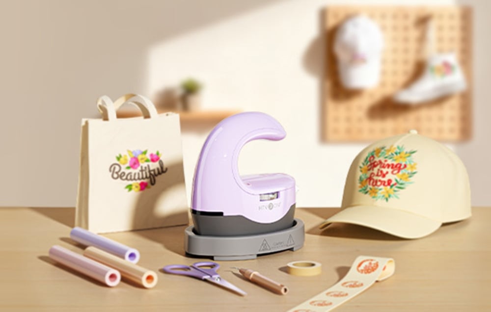 Spausdintuvas HTVRONT HPM02 Mini4 Heat Transfer Press (Violetinė) aprašymas - Prekės nuotrauka