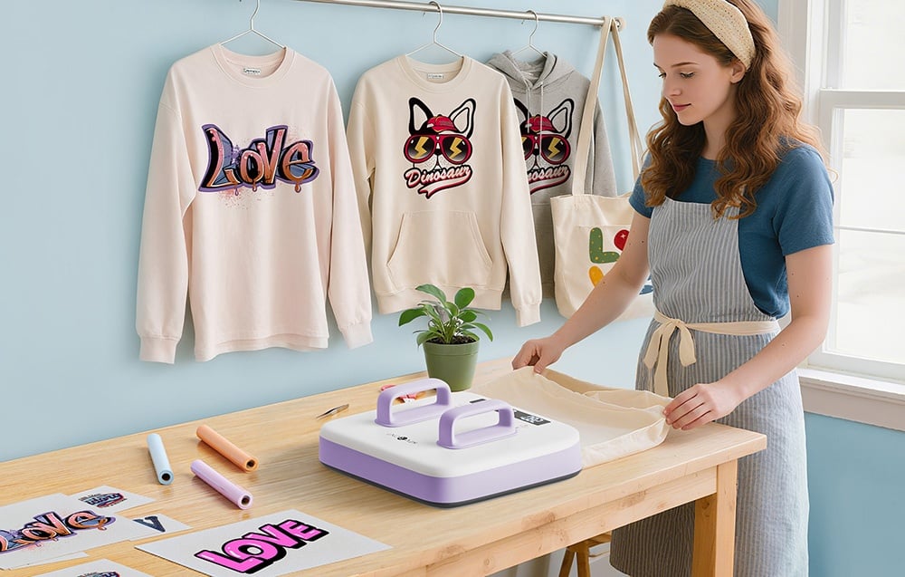 Spausdintuvas HTVRONT HPS07 Heat Transfer Press (Violetinė) aprašymas - Prekės nuotrauka
