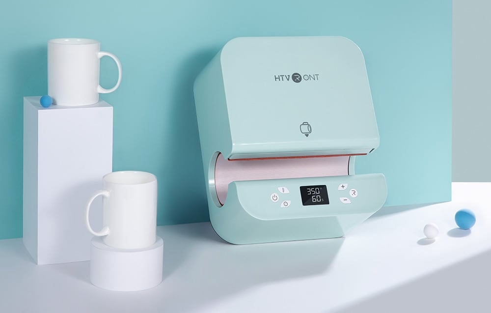 Spausdintuvas HTVRONT HPT01 Auto Mug Press (Light Mėlyna) aprašymas - Prekės nuotrauka