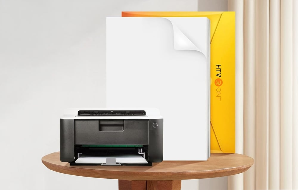 Spausdintuvas HTVRONT Matte A4 Self-Adhesive Film (Baltas) aprašymas - Prekės nuotrauka
