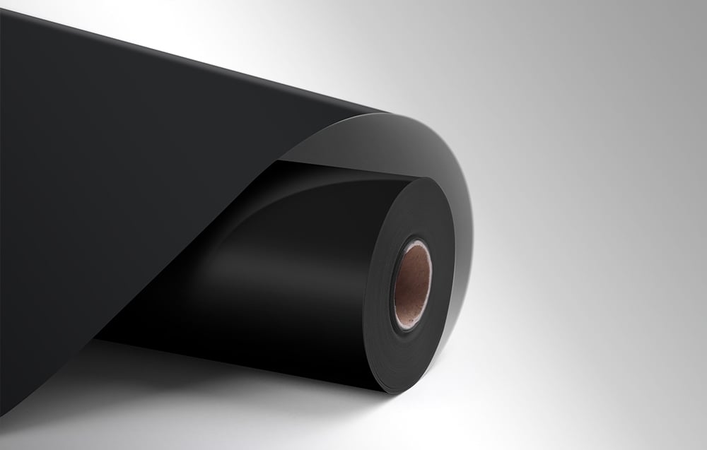 Spausdintuvas HTVRONT Matte Self-Adhesive Film, 30.5 cm x 180 cm (juodas) aprašymas - Prekės nuotrauka