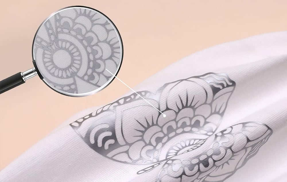 Spausdintuvas HTVRONT Pure Heat Transfer Film, 30.5 cm x 1.8 m (sidabrinis) aprašymas - Prekės nuotrauka