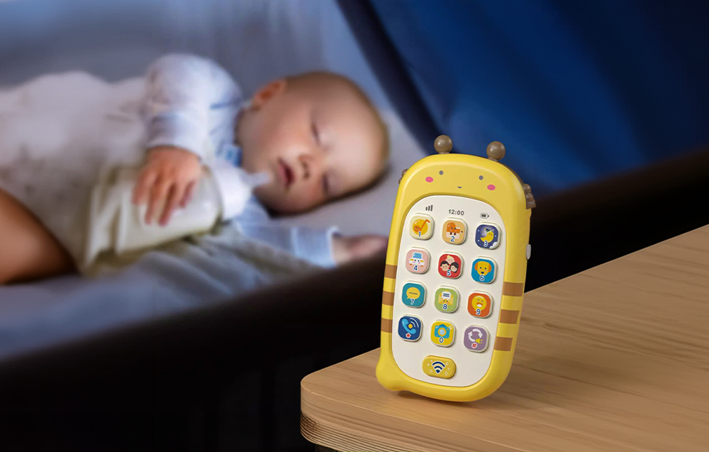 Huanger HE0536 žaislinis telefonas su įrašymo funkcija (geltonas) aprašymas - Prekės nuotrauka Huanger HE0536 žaislinis telefonas su įrašymo funkcija (geltonas) aprašymas - Prekės nuotrauka