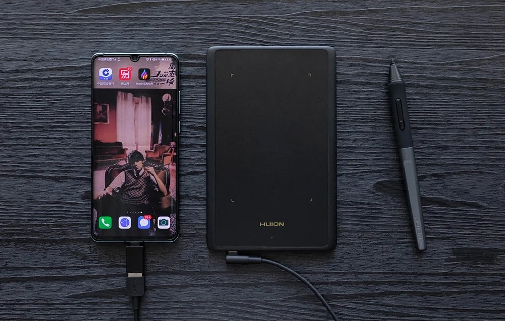 Grafinė planšetė Huion Inspiroy H420X aprašymas - Prekės nuotrauka Grafinė planšetė Huion Inspiroy H420X aprašymas - Prekės nuotrauka