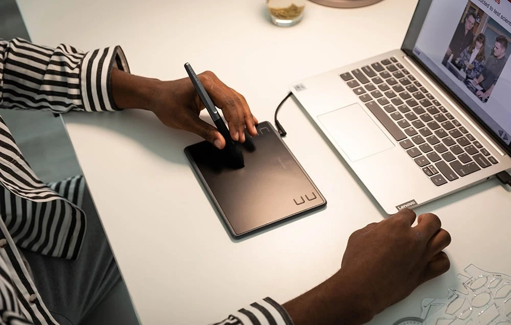 Grafinė planšetė HUION Inspiroy H430P aprašymas - Prekės nuotrauka