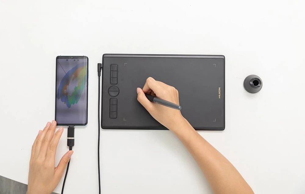 Huion Inspiroy H580X grafinis planšetinis kompiuteris aprašymas - Prekės nuotrauka Huion Inspiroy H580X grafinis planšetinis kompiuteris aprašymas - Prekės nuotrauka
