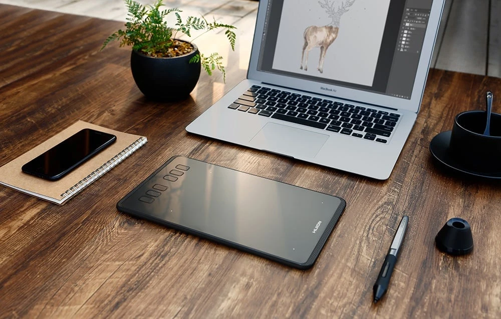 Planšetė Huion H640P graphic tablet 5080 lpi 160 x 99 mm USB Juodas aprašymas - Prekės nuotrauka Planšetė Huion H640P graphic tablet 5080 lpi 160 x 99 mm USB Juodas aprašymas - Prekės nuotrauka