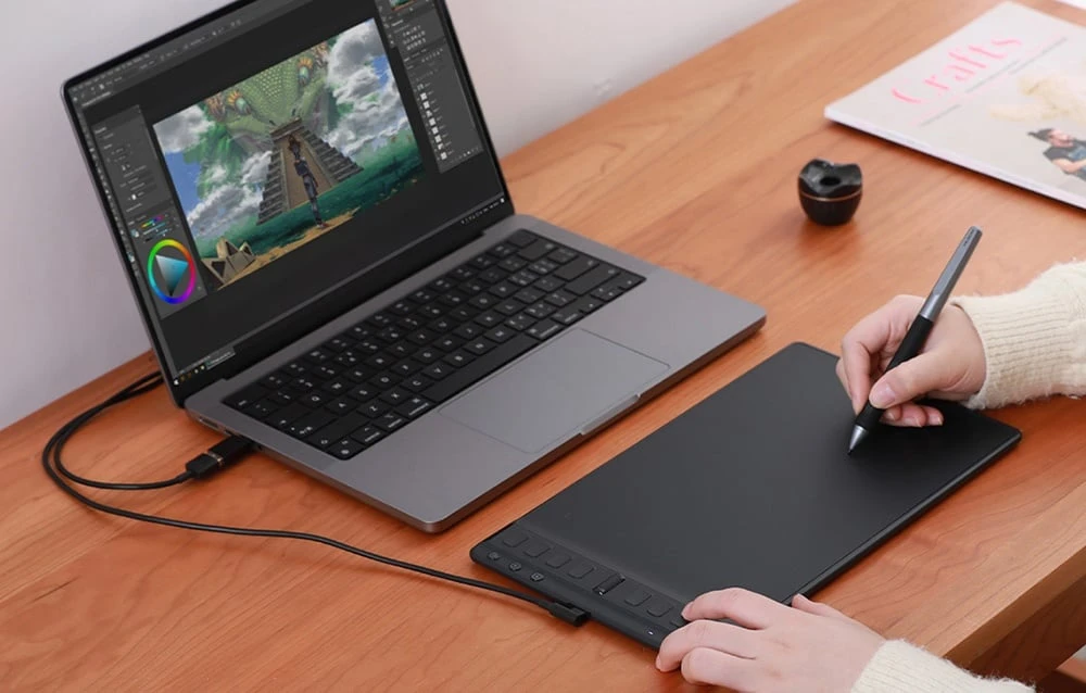 Huion Inspiroy 2 M H951P grafinė planšetė aprašymas - Prekės nuotrauka Huion Inspiroy 2 M H951P grafinė planšetė aprašymas - Prekės nuotrauka