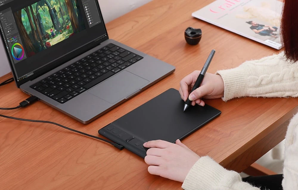 Huion Grafinė planšetė Inspiroy 2S Juodas aprašymas - Prekės nuotrauka Huion Grafinė planšetė Inspiroy 2S Juodas aprašymas - Prekės nuotrauka