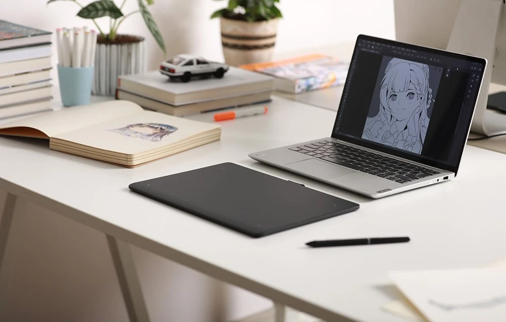 Huion Inspiroy Frego M L610 grafinė planšetė aprašymas - Prekės nuotrauka