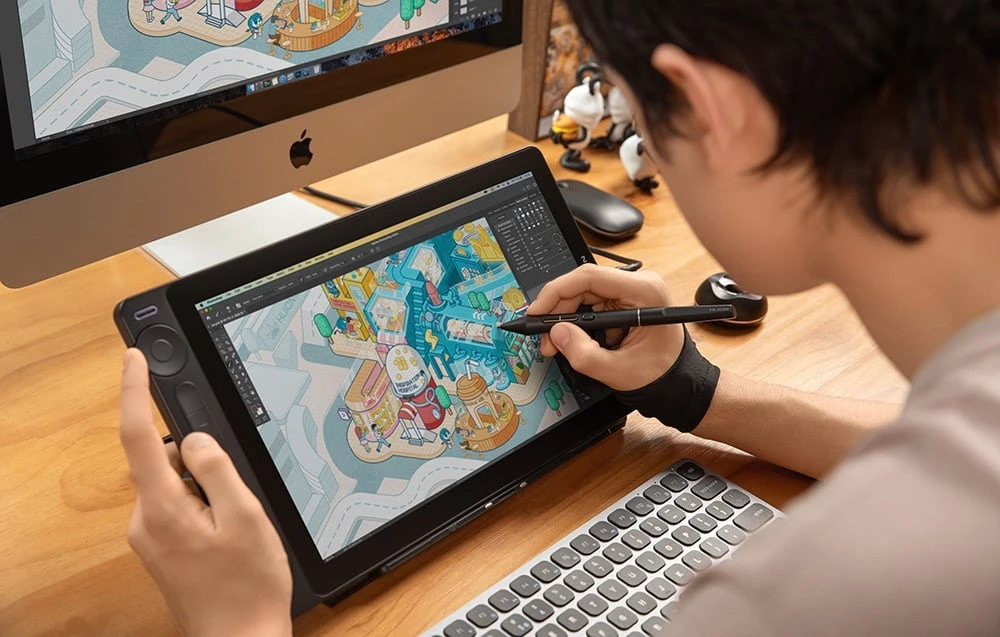Huion Kamvas 13 GEN 3 GS1333 grafinis planšetinis kompiuteris aprašymas - Prekės nuotrauka