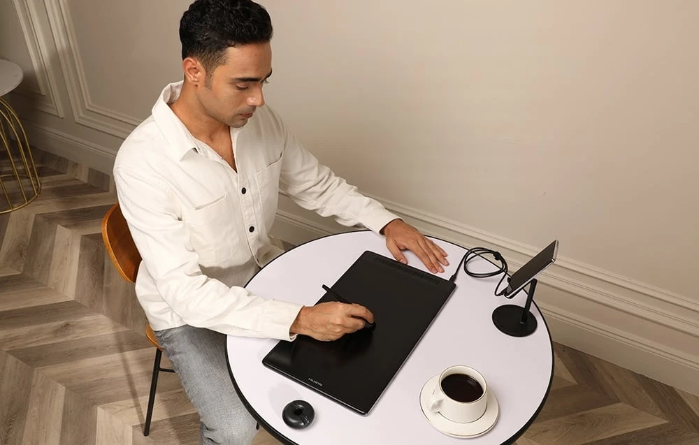 „Huion Kamvas Pro 16 GT1602“ grafinis planšetinis kompiuteris (2,5K) aprašymas - Prekės nuotrauka