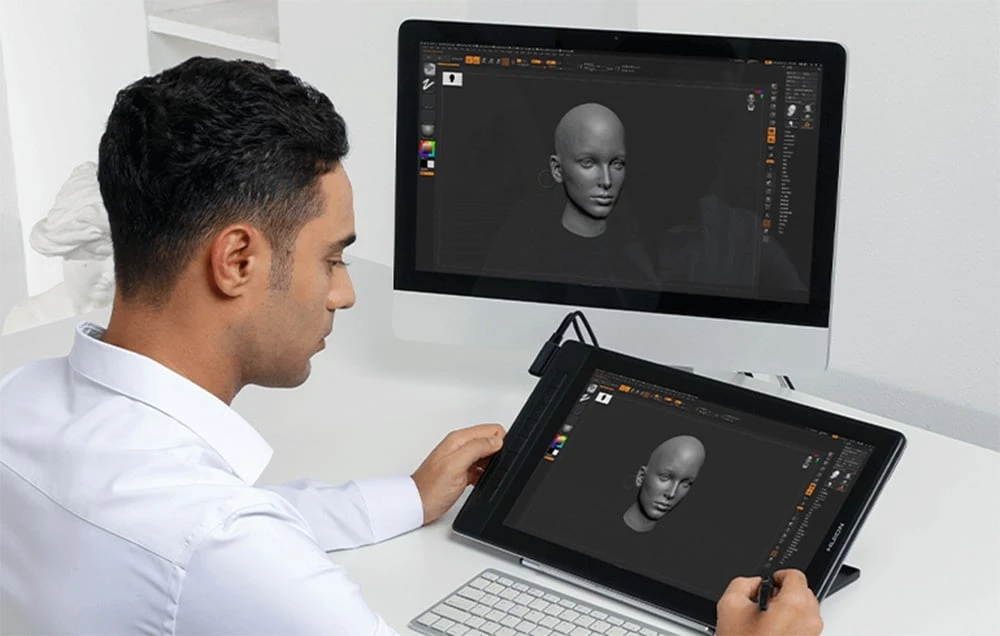 „Huion Kamvas Pro 16 GT1602“ grafinis planšetinis kompiuteris (2,5K) aprašymas - Prekės nuotrauka