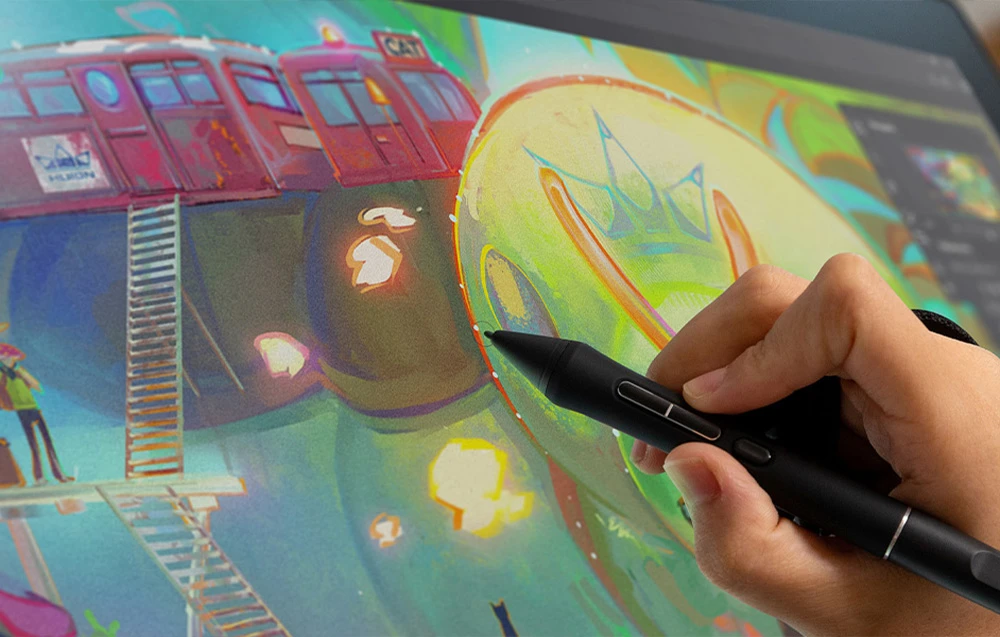 „Huion Kamvas Pro 24 Gen 3 GT2402“ grafinis planšetinis kompiuteris aprašymas - Prekės nuotrauka „Huion Kamvas Pro 24 Gen 3 GT2402“ grafinis planšetinis kompiuteris aprašymas - Prekės nuotrauka