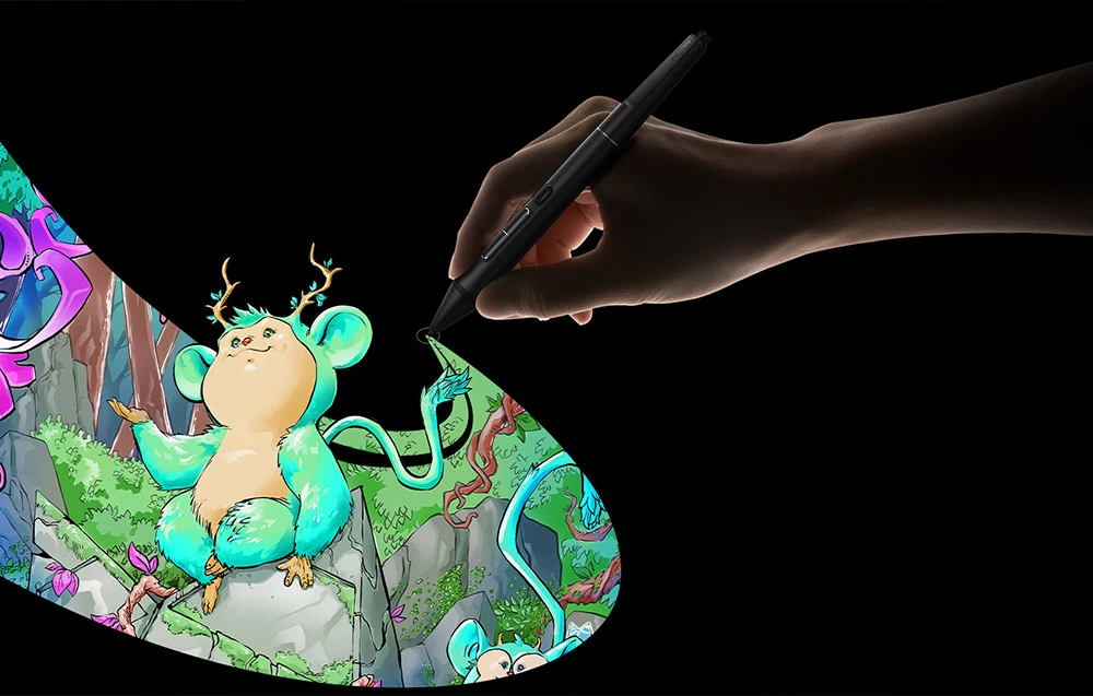 „Huion Kamvas Pro 27 144Hz GT2702“ grafinė planšetė aprašymas - Prekės nuotrauka „Huion Kamvas Pro 27 144Hz GT2702“ grafinė planšetė aprašymas - Prekės nuotrauka