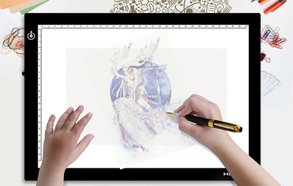 Huion L4S apšviesta LED braižymo lenta aprašymas - Prekės nuotrauka Huion L4S apšviesta LED braižymo lenta aprašymas - Prekės nuotrauka