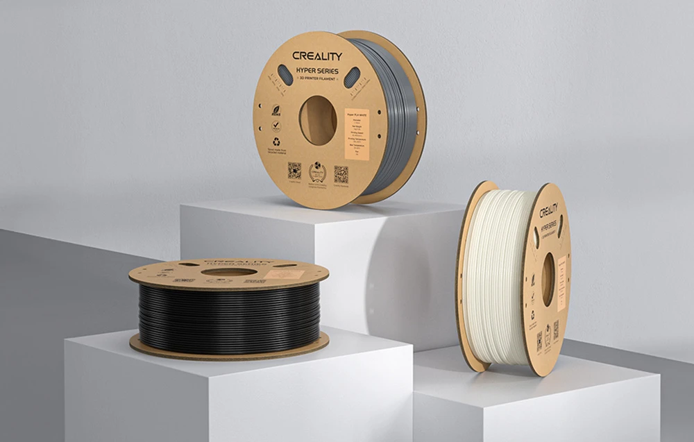 Creality Hyper ABS - 1.75mm - 1kg - Juodas aprašymas - Prekės nuotrauka Creality Hyper ABS - 1.75mm - 1kg - Juodas aprašymas - Prekės nuotrauka