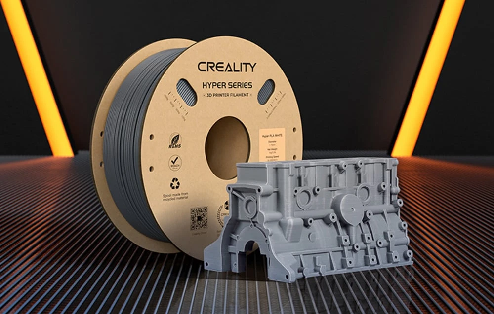 Creality Hyper ABS - 1.75mm - 1kg - Pilkas aprašymas - Prekės nuotrauka