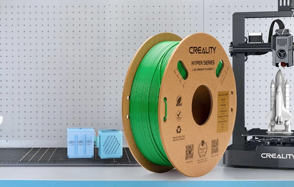 Hyper PETG Creality Filament (Žalias) aprašymas - Prekės nuotrauka Hyper PETG Creality Filament (Žalias) aprašymas - Prekės nuotrauka