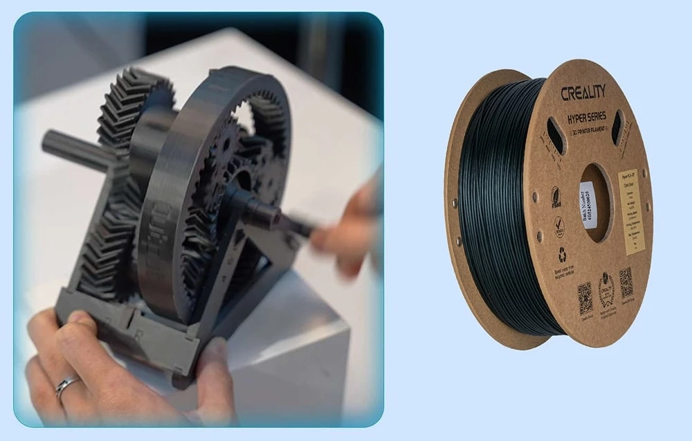 Hyper PLA-CF Creality Filament (Dark Žalias) aprašymas - Prekės nuotrauka Hyper PLA-CF Creality Filament (Dark Žalias) aprašymas - Prekės nuotrauka
