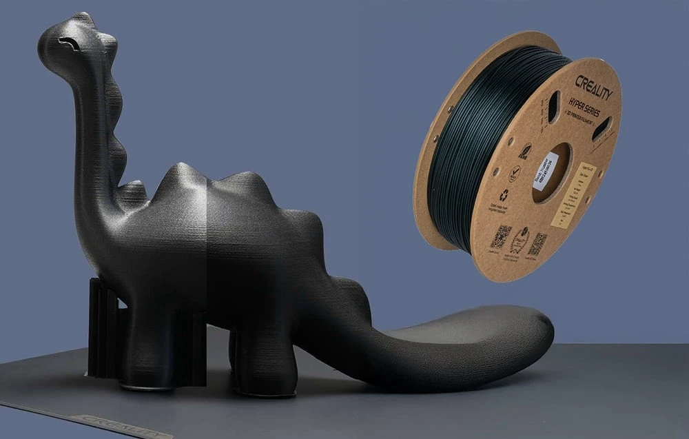 Hyper PLA-CF Creality Filament (Dark Žalias) aprašymas - Prekės nuotrauka Hyper PLA-CF Creality Filament (Dark Žalias) aprašymas - Prekės nuotrauka