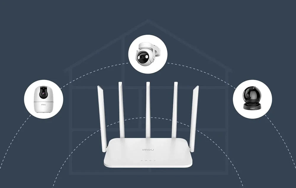 IMOU HX21 dviejų juostų WiFi maršrutizatorius aprašymas - Prekės nuotrauka