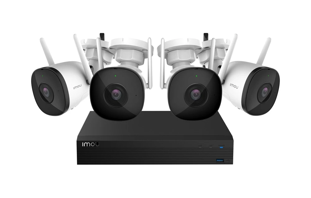 „Imou“ belaidis CCTV rinkinys „Pro“ KIT/NVR1104HS-W-S2/4-F22FE aprašymas - Prekės nuotrauka