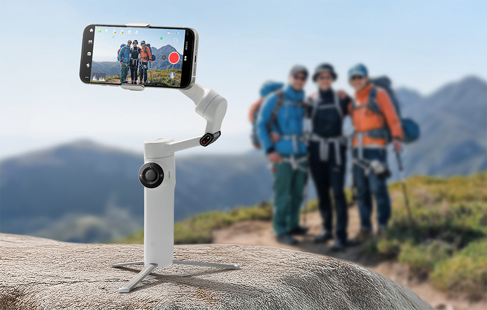 Insta360 Flow 2 Standard Bundle / Summit Baltas aprašymas - Prekės nuotrauka