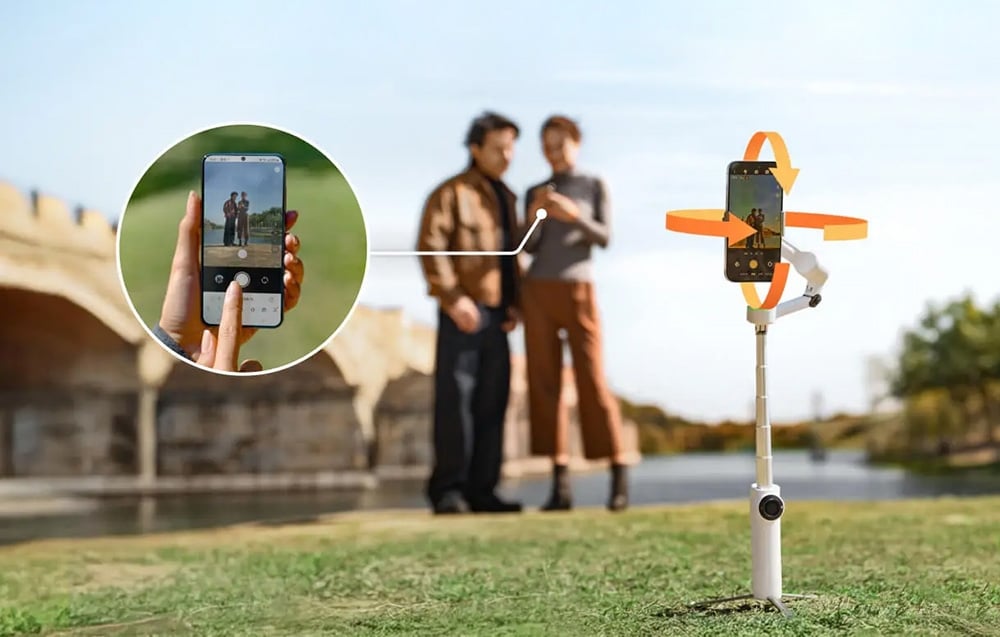 Insta360 Flow 2 Pro AI Tracker Bundle/ Summit Baltas aprašymas - Prekės nuotrauka Insta360 Flow 2 Pro AI Tracker Bundle/ Summit Baltas aprašymas - Prekės nuotrauka