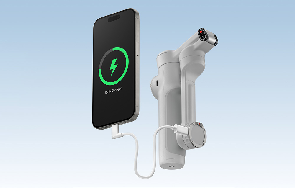 Insta360 Flow 2 Pro Standalone Gimbal (Gray) aprašymas - Prekės nuotrauka