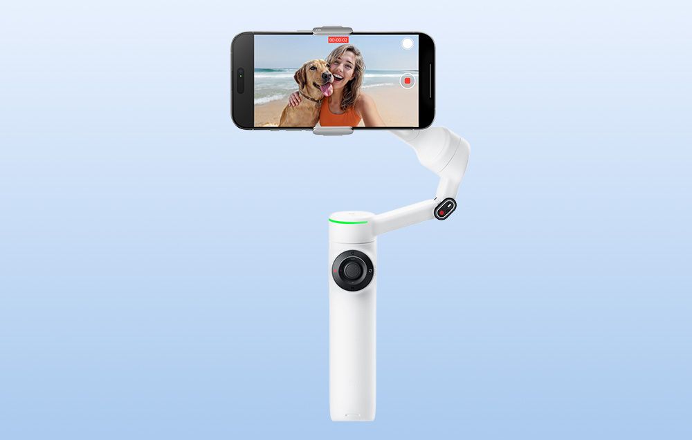 Insta360 Flow 2 Pro Standalone Gimbal (Baltas) aprašymas - Prekės nuotrauka