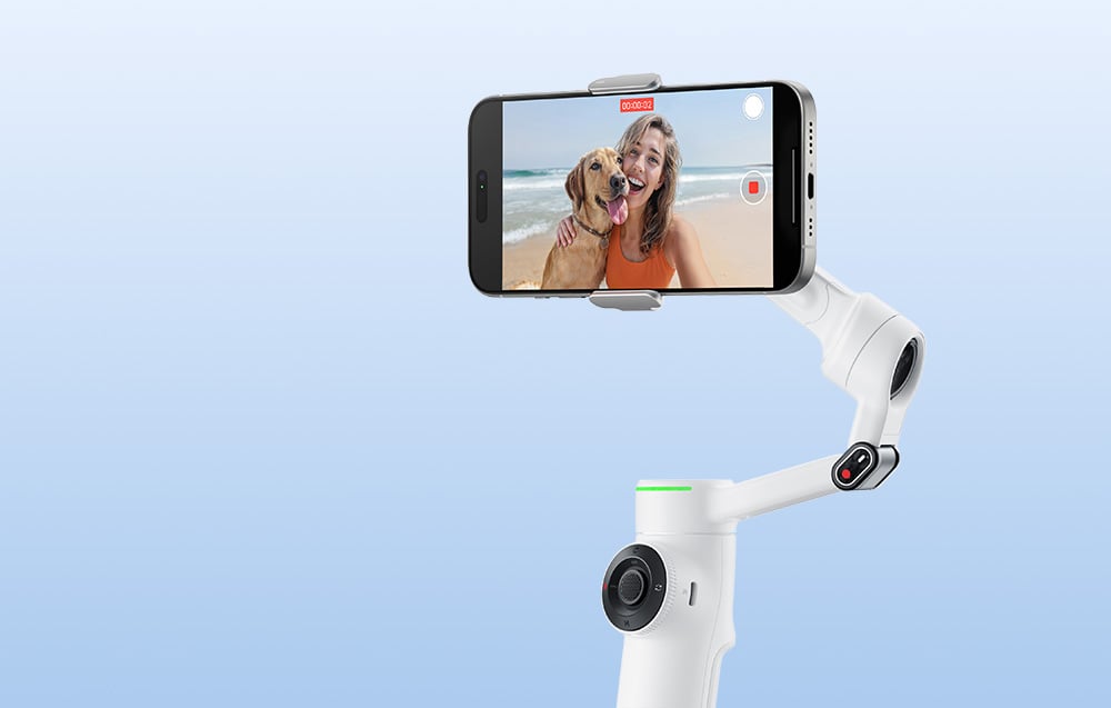 Insta360 Flow 2 Pro Standalone Gimbal (Baltas) aprašymas - Prekės nuotrauka