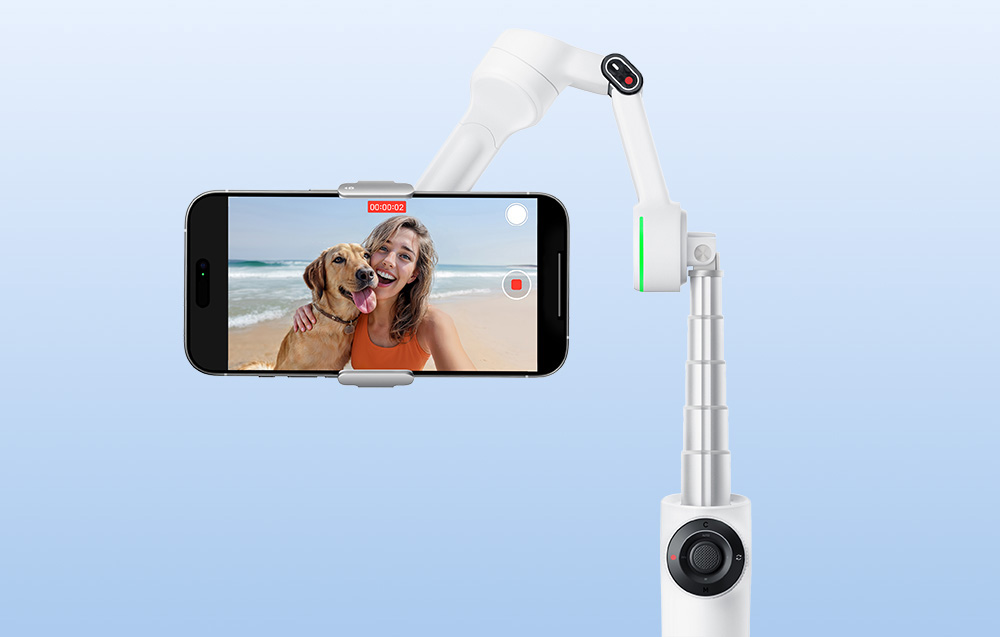 Insta360 Flow 2 Pro Standalone Gimbal (Baltas) aprašymas - Prekės nuotrauka