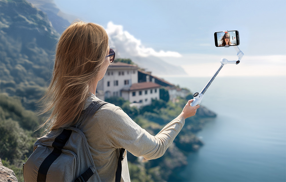Insta360 Flow 2 Pro Standalone Gimbal (Baltas) aprašymas - Prekės nuotrauka