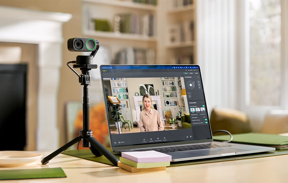 Insta360 Link 2 Webkamera aprašymas - Prekės nuotrauka