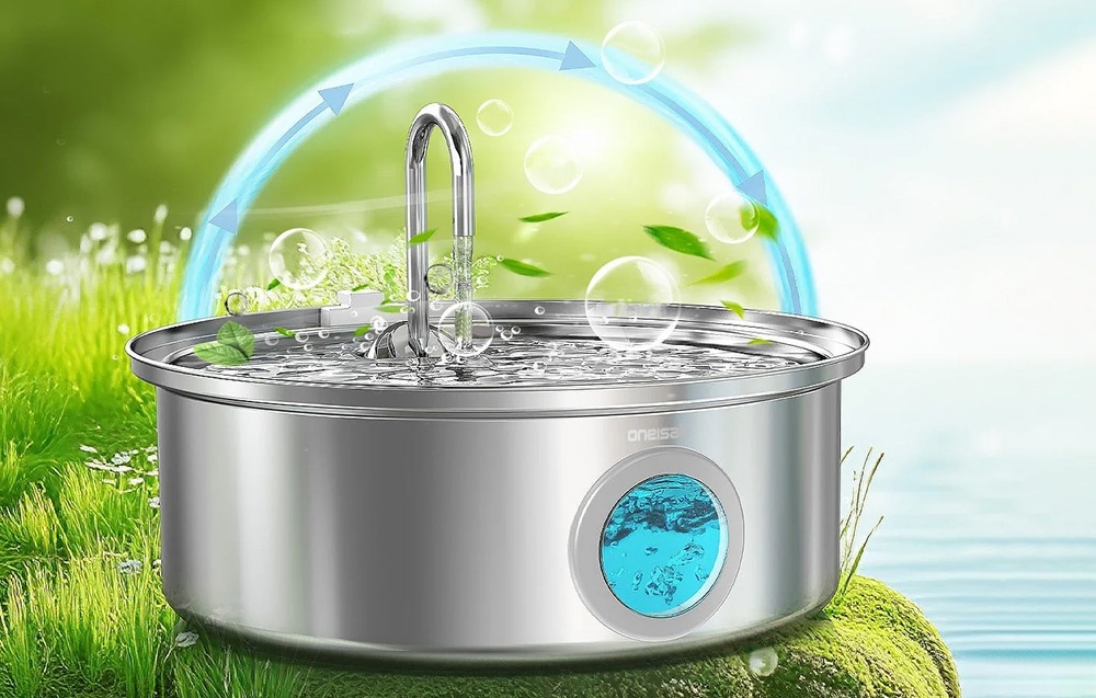 Intelligent 7L pet fountain/ drinker Oneisall PWF-002 aprašymas - Prekės nuotrauka Intelligent 7L pet fountain/ drinker Oneisall PWF-002 aprašymas - Prekės nuotrauka