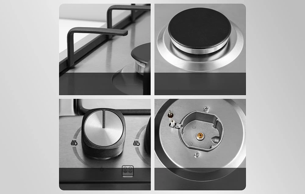 Amio ISEASY MGBG-604C 4-burner gas range aprašymas - Prekės nuotrauka