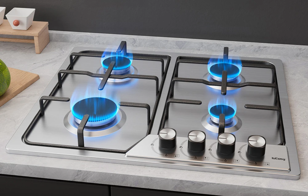 Amio ISEASY MGBG-604C 4-burner gas range aprašymas - Prekės nuotrauka