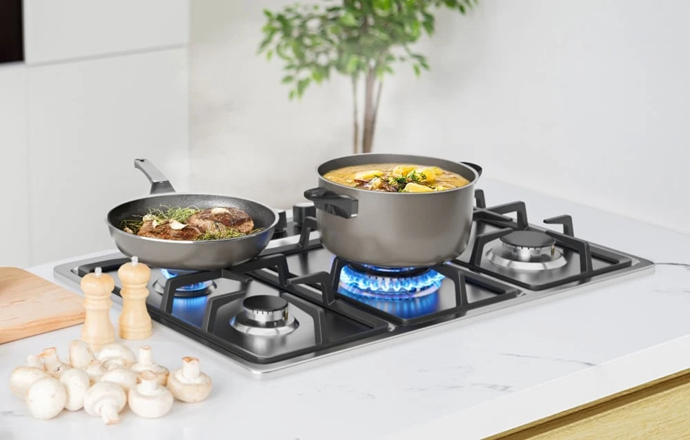 Kaitlentė IsEasy MGBS-765 stainless steel gas cooktop aprašymas - Prekės nuotrauka Kaitlentė IsEasy MGBS-765 stainless steel gas cooktop aprašymas - Prekės nuotrauka