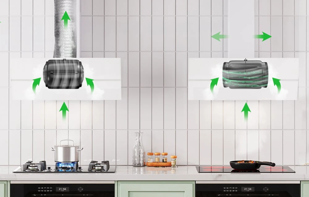 Gartraukis ISEASY TV1390D4-CC-I2 Range Hood aprašymas - Prekės nuotrauka