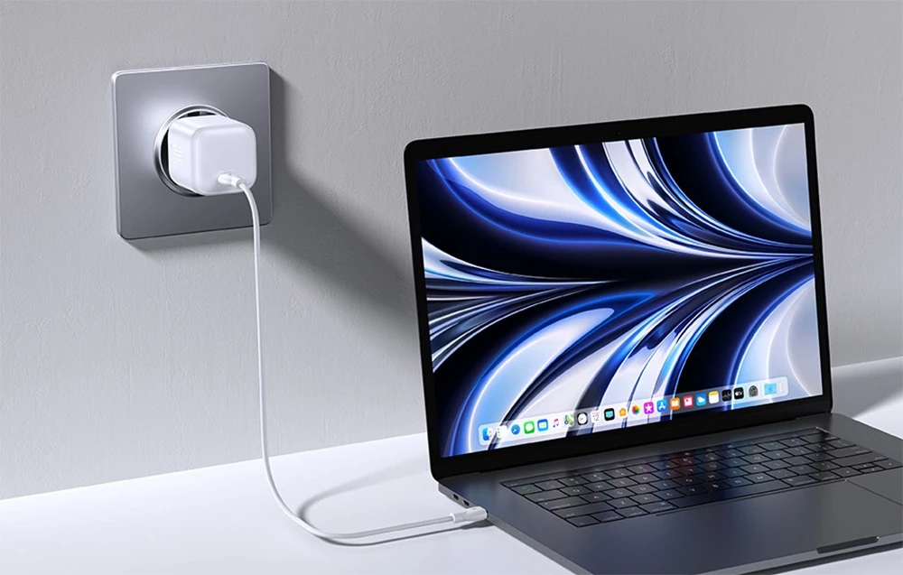 Įkroviklis Joyroom JR-TCG15 30W GaN USB-C baltas aprašymas - Prekės nuotrauka
