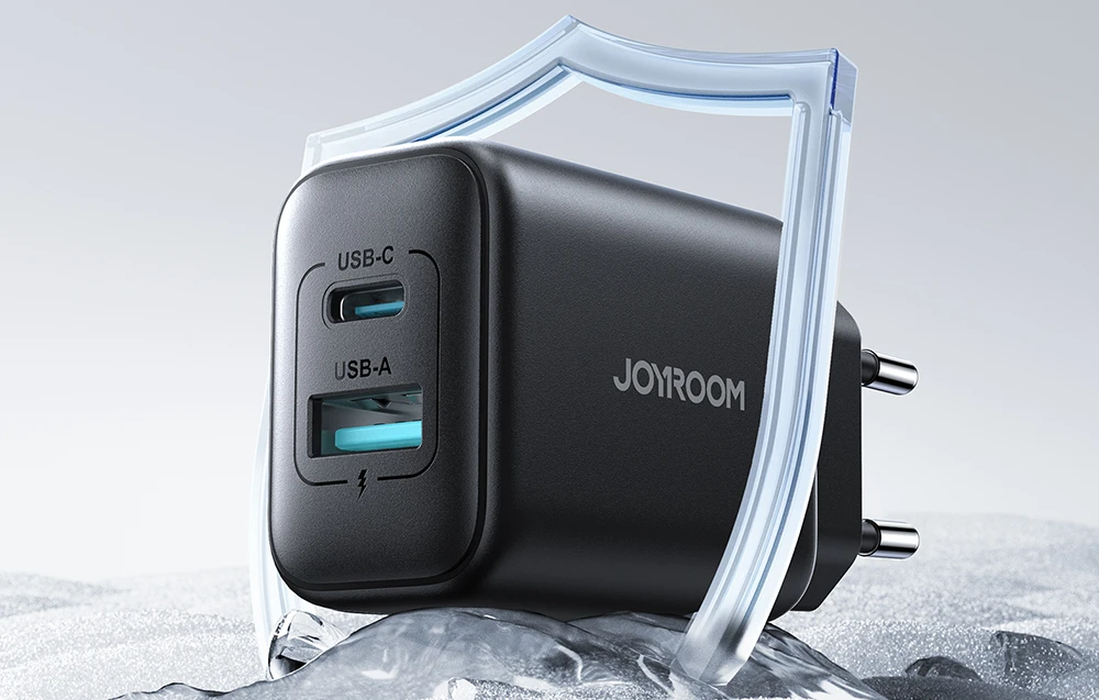 Įkroviklis Joyroom JR-TCF13 25W USB-C/USB-A juodas aprašymas - Prekės nuotrauka Įkroviklis Joyroom JR-TCF13 25W USB-C/USB-A juodas aprašymas - Prekės nuotrauka