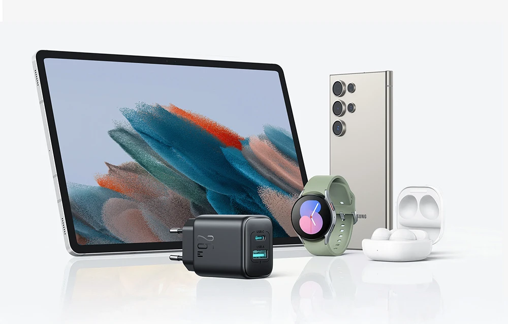 Įkroviklis Joyroom JR-TCF13 25W USB-C/USB-A juodas aprašymas - Prekės nuotrauka Įkroviklis Joyroom JR-TCF13 25W USB-C/USB-A juodas aprašymas - Prekės nuotrauka